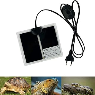 Reptil Heizmatten, 15x14CM Nicht-klebendes Terrarium Heizkissen für Reptilien Schildkröten Schl…