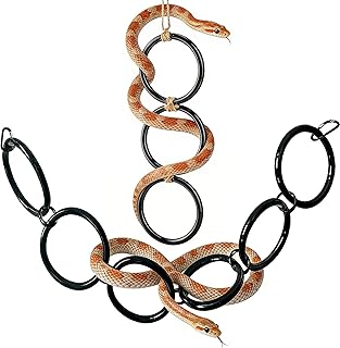 Schlangen Kletter Ringe für Ball Python und Corn Snake Reptilien Beschäftigungs Spielzeug für …