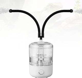 4L beregnungsanlage terrarium, Reptilien-Luftbefeuchter (Zwei schläuche), Ultraleiser Zerstäube…
