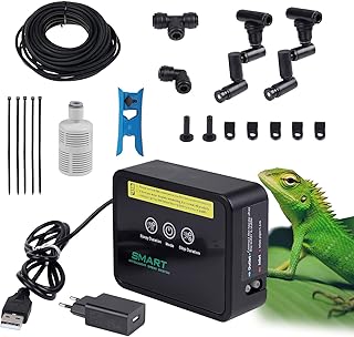 CPROSP Benebelungssystem für Reptilien – Einfach zu Nutzen, Luftbefeuchter Terrarium mit Timer, …