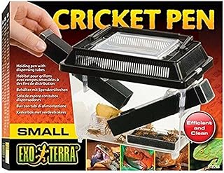 Exo Terrra Cricket Pen, Behälter mit Spenderröhrchen, Pflegeset für Grillen, groß, 21 x 30 x …