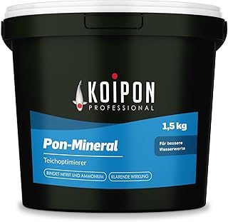 KOIPON Pon-Mineral 1,5 kg Teichwasseraufbereiter zur Teichpflege mit hochwertigen Teichmineralien…