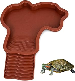 Vetin Schildkröten Zubehör, Wasserbecken & Wasserschale für Landschildkröten Wasserschildkrö…
