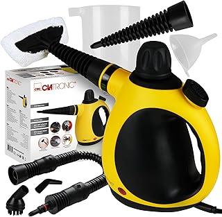 Clatronic® Dampfreiniger | entfernt Fett, Schmutz, Verunreinigungen | für Auto, Küche, Bad, Po…