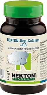 NEKTON-Rep-Calcium+D3 – Ergänzungsfuttermittel für Reptilien – Hochwirksam – Mit Vitamin D3 zur…