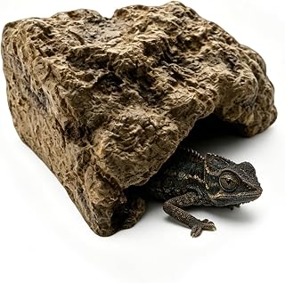 Versteck für Reptilien Kunstharz Reptilien-versteckhöhle 12,5×9×7cm | Höhle Realistisches De…