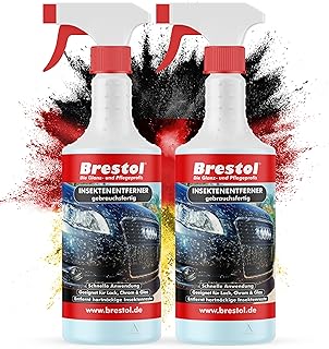 Brestol Insektenentferner 2X 750 ml gebrauchsfertig – Insektenlöser Polycarbonat geeigneter Inse…