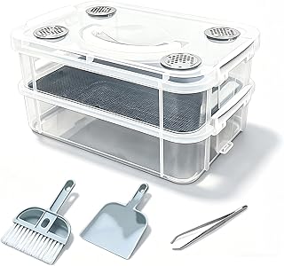 Mehlwurm-Zucht-Set, Transparente Mehlwurm Zuchtbox, Zuchtbox für lebende Mehlwürmer, Zur Zucht …