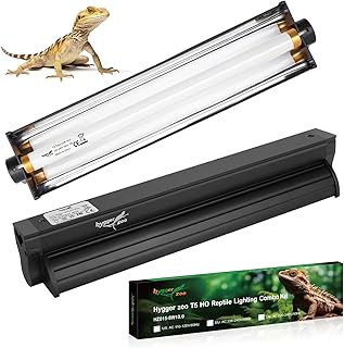 T5 8W UVB 10.0 Leuchtstoffröhren für Reptilien 12″ T5 UVB Leuchte Combo Kit | 10% UVB + 30% UVA…