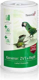Tierarzt24 KORVIMIN ZVT & REPTIL bietet die optimale Nährstoffversorgung für Ziervögel, Tauben…