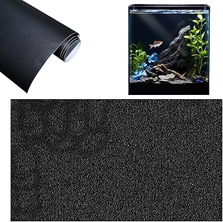 Statisch Haftender Aquariumhintergrund, 40 x 200CM Aquarium Folie Rückwand, Aquarium-Aufkleber-H…