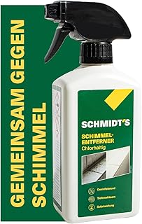 SCHMIDT’s Schimmelentferner chlorhaltig 500 ml – Profi Schimmelspray für Bad, Wand, Fliesen & …