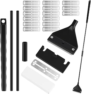 JSMTKJ Aquarium Reinigungswerkzeug Set, Aquarium Scheibenreiniger | mit 62 cm Stange Abnehmbare, …
