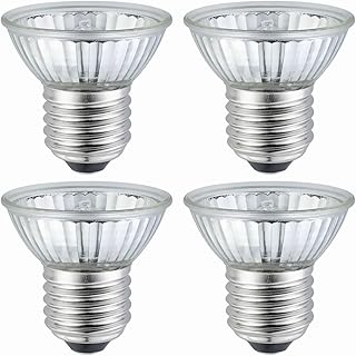 Schildkröte Wärmelampe E27 50W Reptilien Heizung Glühbirne, UVA+UVB Dimmbar Halogen Glühlampe…