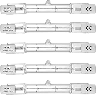 ECO HaloLine Halogenröhre, Sockel R7S, T3 Halogenröhrenlampe, 230V, 120W =150W, 78mm, warmweiß…