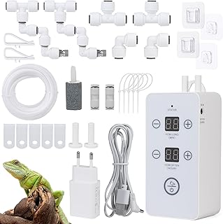 CPROSP Beregnungsanlage Terrarium Smart, Reptilien Luftbefeuchter mit Timer, Vernebler Terrarium …