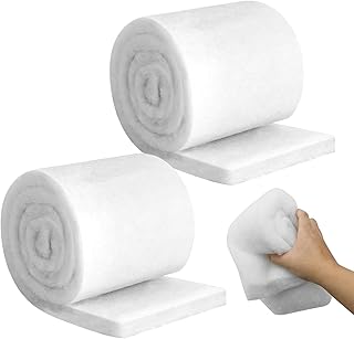2 Stück Filterwatte Aquarium, Verdickung, Hohe Dichte Filterschwamm 1m x 12cm, Filtermatte für …