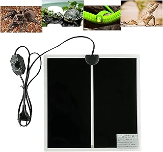 Terrarium Heizmatte, Reptil Heizmatten mit Temperaturregelung für Reptilien Schildkröten Schlan…