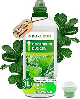 Geigenfeige-Dünger 1 Liter – Schnell wirksame mineralische Rezeptur – Premium-Flüssigdünge…