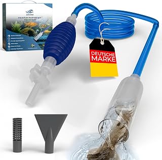 Mulmsauger Aquarium Set Kiesreiniger Bodensauger Teichschlammsauger für Wasserwechsel Mulmglocke…