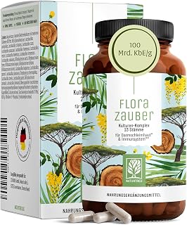 NATURTREU® Kulturen Komplex magensaftresistent & vegan – 23 Bakterienstämme | ohne Inulin – Kom…