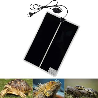 Reptil Heizmatten, 42x28CM Nicht-klebendes Terrarium Heizkissen für Reptilien Schildkröten Schl…
