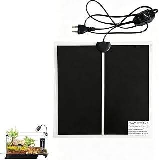 Terrarium Heizmatte mit Temperaturregelung, für Reptilien, Schildkröten, Schlangen, Eidechsen, …