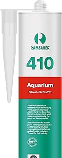 RAMSAUER 410 Aquarium Silikon Dichtstoff, 310ml Kartusche, Transparent | Verklebung & Abdichtung …