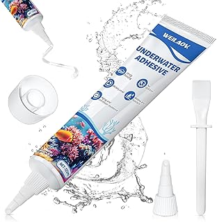 Aquarium Kleber, Aquarium Silikon Transparent, Silikon Kleber,120ml | Underwater Bonding Waterpro…