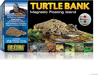 Exo Terra Turtle Bank, magnetische, schwimmende Insel für Schildkröten, ideal für Aqua-Terrari…