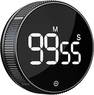 BlueSnail Küche Timer mit LED Digital Display Smart Efficana für Home Classroom Gym Büro, Laut…