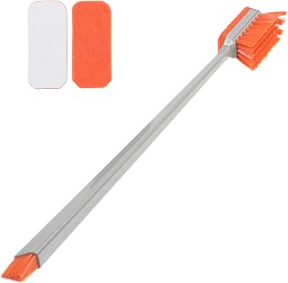 Aquarium Reinigungsbürste, 3-in-1 30cm Langem Griff Aquarium Reinigungsset mit 2 Filztüchern, D…