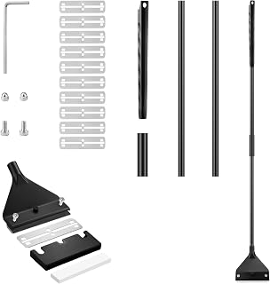 flintronic Algenschaber, Aquariumschaber, 62cm Aquarien Reinigung Werkzeug | mit Abnehmbarer Stan…