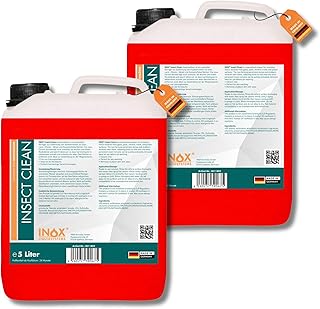 INOX Insektenentferner Auto & Motorrad 2x5L – auch bei Vogelkot | Entfernt Insekten & Baumharz …