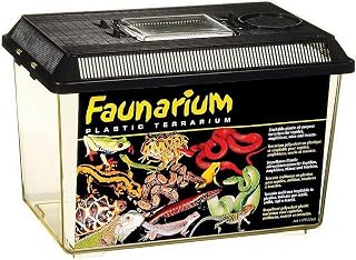 Exo Terra Standard Faunarium Medium, Schwarz | Mehrzweck-Transportbox, Leicht zu reinigen, Transp…
