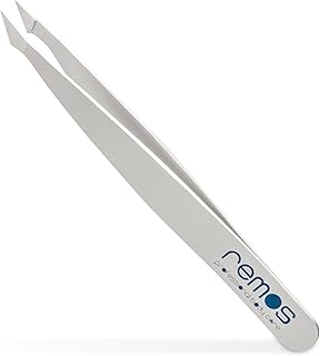 REMOS Kombipinzette 2in1 für Splitter Haare, Professionelle Präzision Augenbrauenpinzette Zupfe…