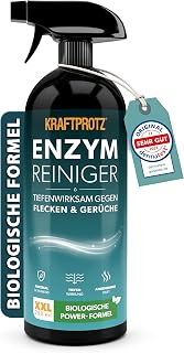 Enzymreiniger Spray 750 ml – Geruchsentferner & Fleckenentferner biologisch | gegen Gerüche & Fl…