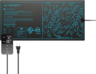 AC Infinity SUNCORE H3 – Heizmatte 25 x 52,7 cm mit digitalem Thermostat | Bietet Exakte Temper…