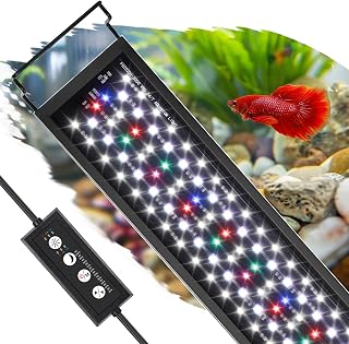 hygger Aquarium LED Beleuchtung, Aquarium Pflanze Licht, 3 Modi, 9 Farben, 10 Helligkeit, Volles …