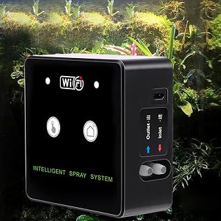 Intelligentes Beregnungsanlage Terrarium, Sprühdüsen 360 ° Verstellbare Zeitgesteuertes Handy-…