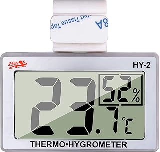 Reptilien-Thermometer und Hygrometer – Digitales Temperatur- und Feuchtigkeitssensor-Messgerät m…