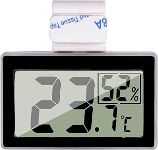 Reptilienthermometer & Hygrometer – Digitaler Temperatur- und Feuchtigkeitssensor mit Haken (sc…