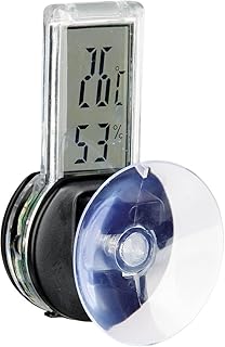 TRIXIE batteriebetriebener Temperatur-/Luftfeuchtigkeitsmesser für Terrarien „Digital-Thermo-/Hy…
