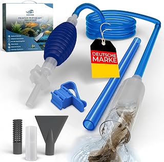 Mulmsauger Aquarium Set Kiesreiniger Bodensauger Teichschlammsauger für Wasserwechsel Mulmglocke…