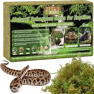 Halatool Sphagnum Moos 260g Terrarium Erde für Reptilien