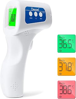 Berrcom Fieberthermometer Kontaktlos Infrarot Stirnthermometer für Babys Thermometer Digitales M…