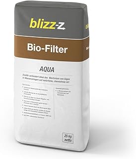 blizz-z Bio-Filter Aqua 25 kg Sack | Zeolith Filtermaterial, Teichfilter | verbesserte Wasserqual…