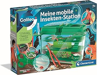 Clementoni Galileo Lab Insekten-Forscher-Set – Tragbare Insektenstation mit Faunabox, Lupe & Zube…