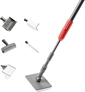 NICREW Aquarium Reinigungsset, 6-in-1 Reinigungswerkzeuge mit Scheibenreiniger, Algenschaber, Gla…