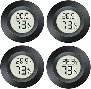 Hygrometer Thermometer Digital Humidity Meter Indoor/Outdoor Humidity Monitor Reptile Thermometer…